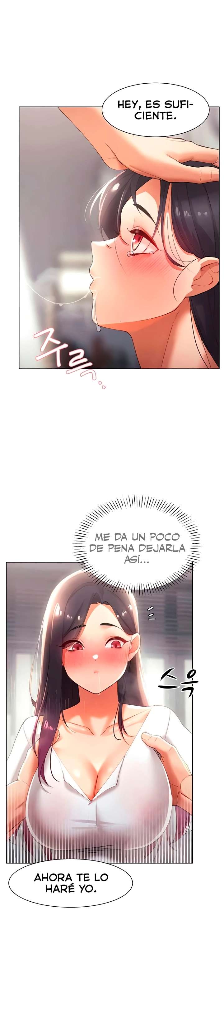 El protagonista se hace más fuerte cuando se come a una cazadora Capítulo 11 - Page 28