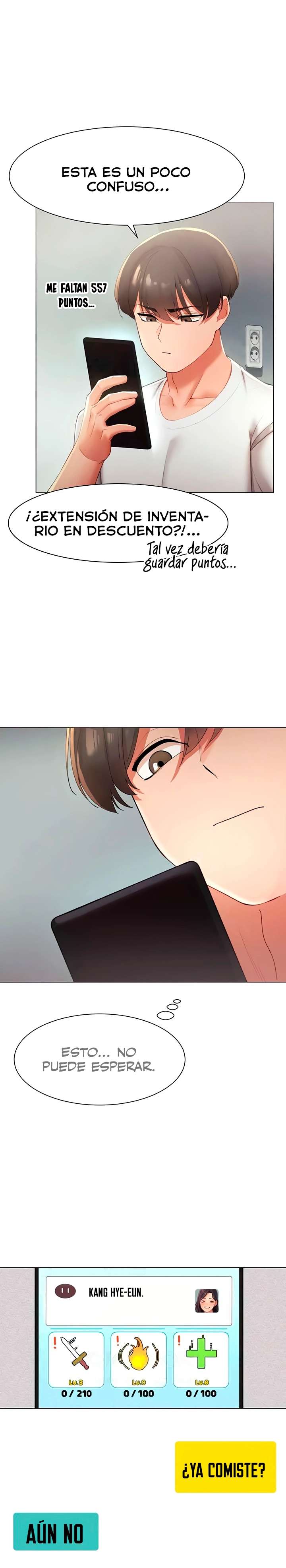 El protagonista se hace más fuerte cuando se come a una cazadora Capítulo 11 - Page 7