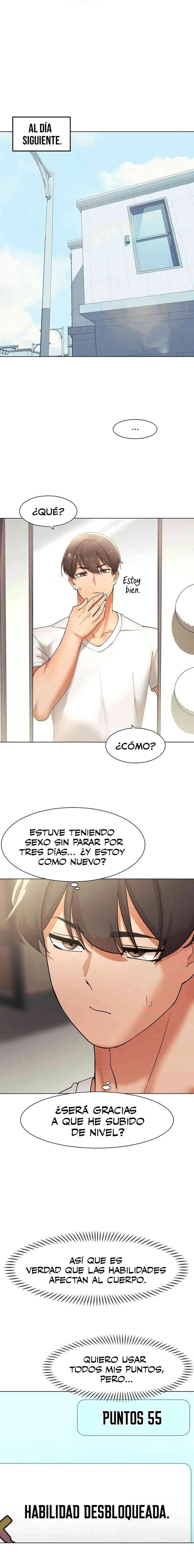 El protagonista se hace más fuerte cuando se come a una cazadora Capítulo 12 - Page 14