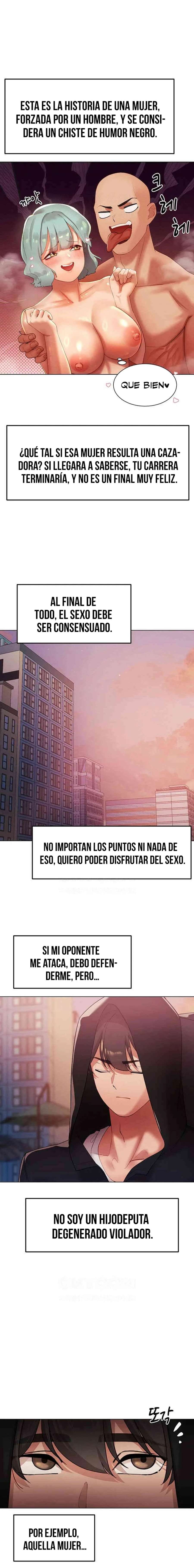 El protagonista se hace más fuerte cuando se come a una cazadora Capítulo 12 - Page 18