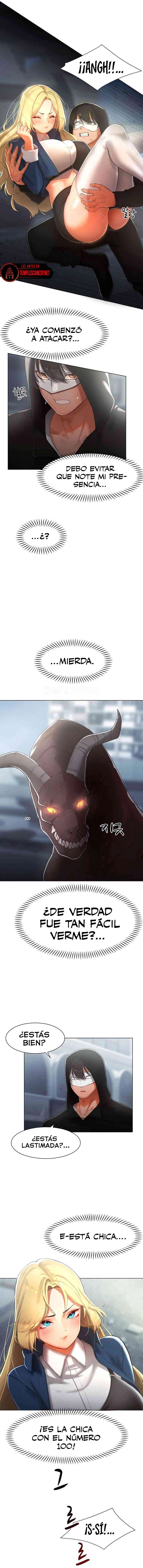 El protagonista se hace más fuerte cuando se come a una cazadora Capítulo 13 - Page 16