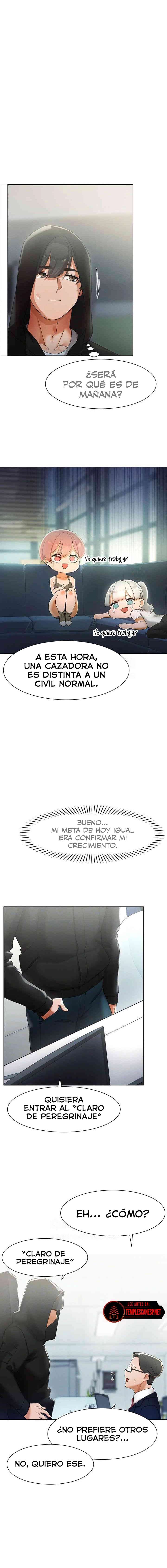 El protagonista se hace más fuerte cuando se come a una cazadora Capítulo 13 - Page 3