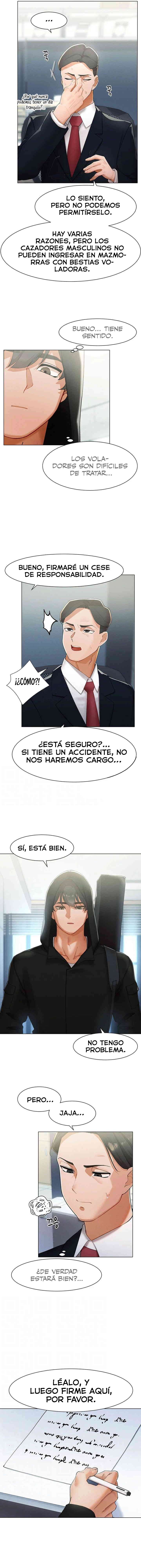 El protagonista se hace más fuerte cuando se come a una cazadora Capítulo 13 - Page 4