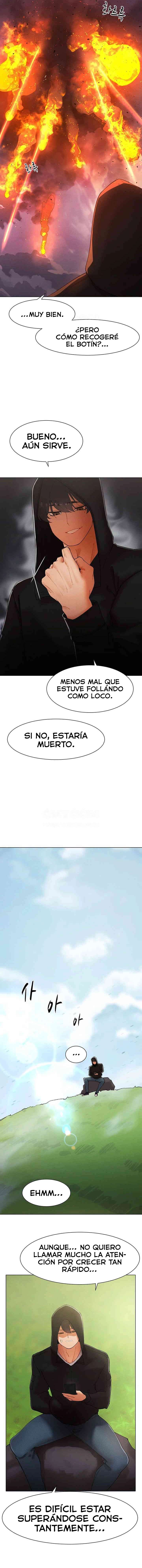 El protagonista se hace más fuerte cuando se come a una cazadora Capítulo 13 - Page 9