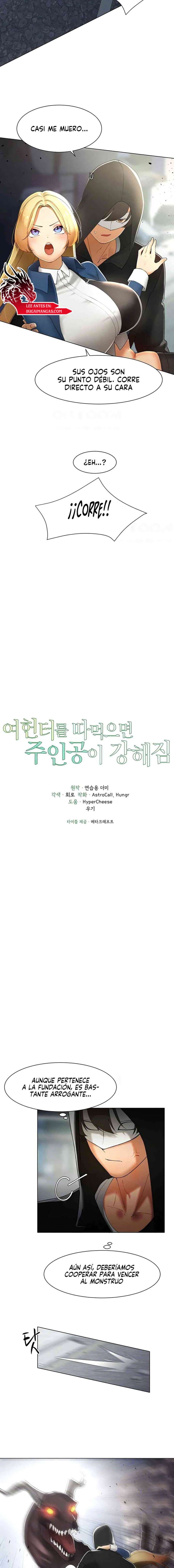 El protagonista se hace más fuerte cuando se come a una cazadora Capítulo 14 - Page 2