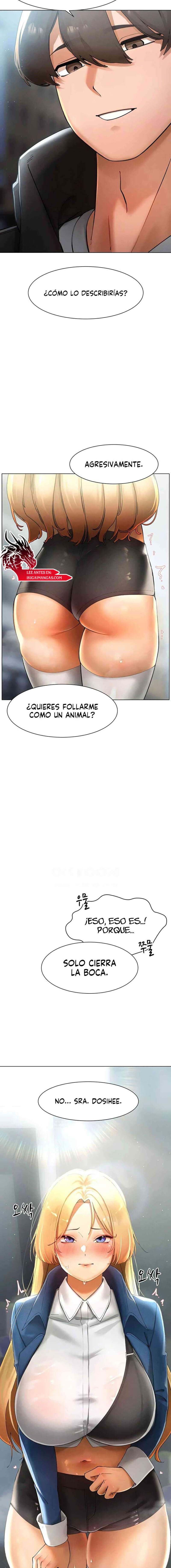 El protagonista se hace más fuerte cuando se come a una cazadora Capítulo 14 - Page 21