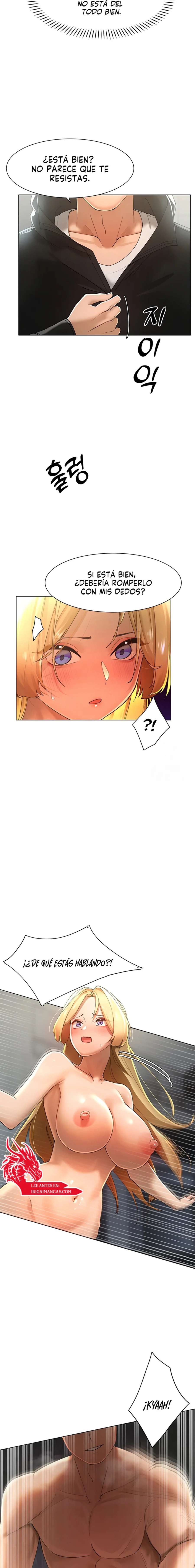 El protagonista se hace más fuerte cuando se come a una cazadora Capítulo 15 - Page 15