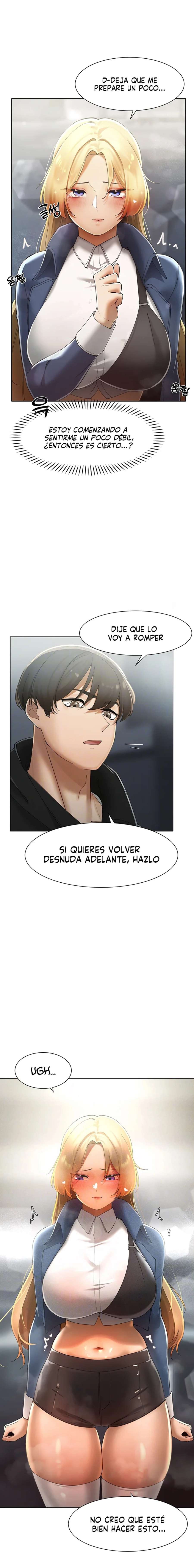 El protagonista se hace más fuerte cuando se come a una cazadora Capítulo 15 - Page 6