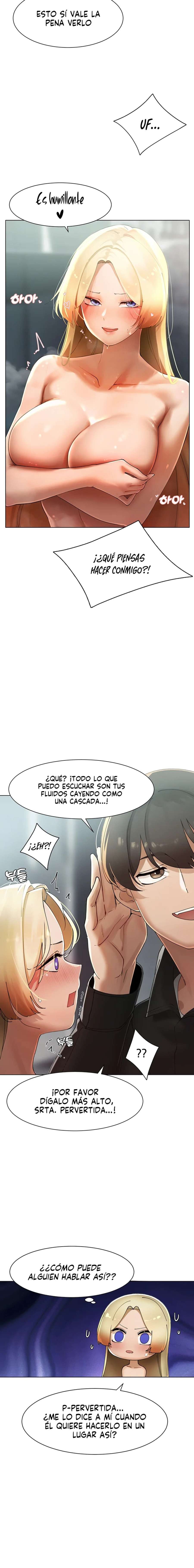 El protagonista se hace más fuerte cuando se come a una cazadora Capítulo 15 - Page 8