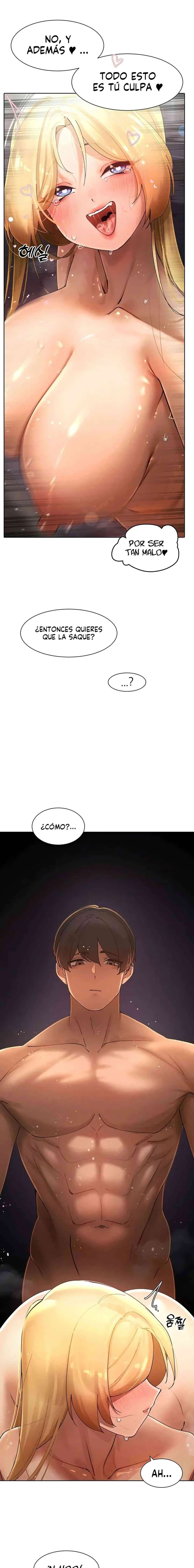 El protagonista se hace más fuerte cuando se come a una cazadora Capítulo 17 - Page 14