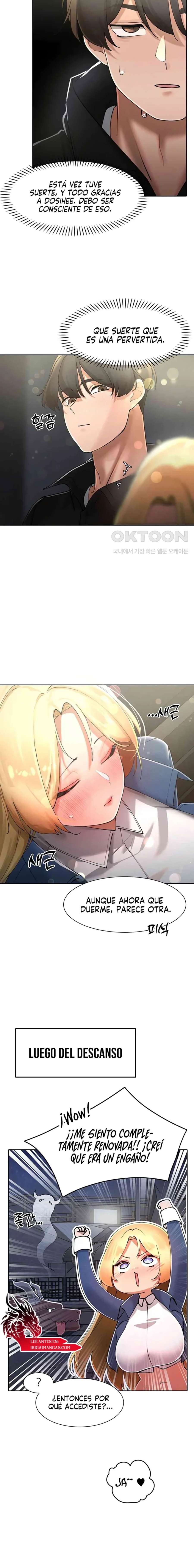 El protagonista se hace más fuerte cuando se come a una cazadora Capítulo 17 - Page 21