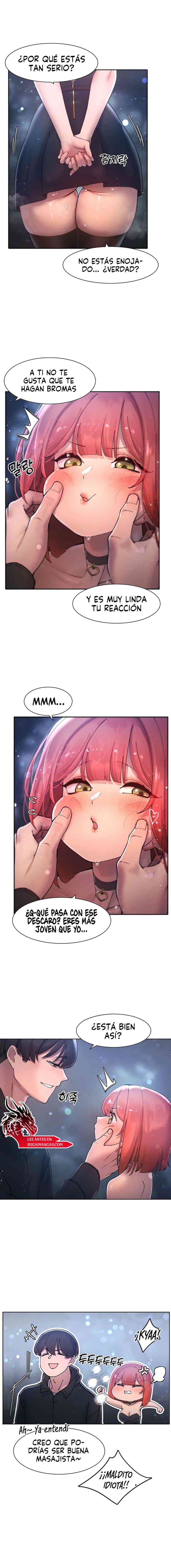 El protagonista se hace más fuerte cuando se come a una cazadora Capítulo 18 - Page 8