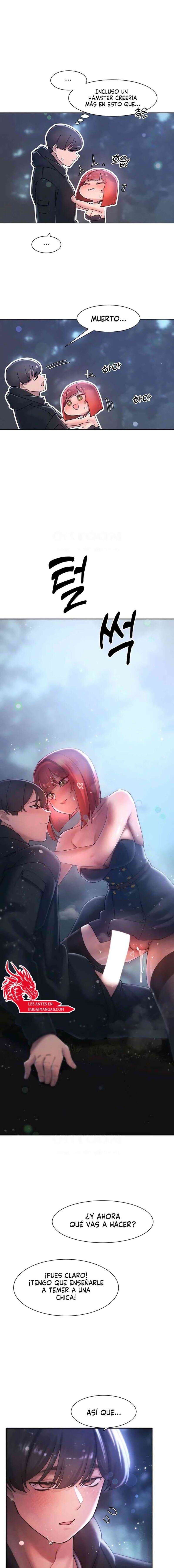 El protagonista se hace más fuerte cuando se come a una cazadora Capítulo 19 - Page 7