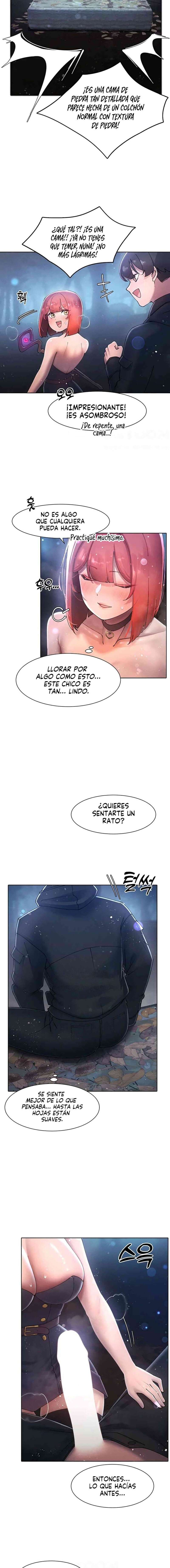 El protagonista se hace más fuerte cuando se come a una cazadora Capítulo 19 - Page 9