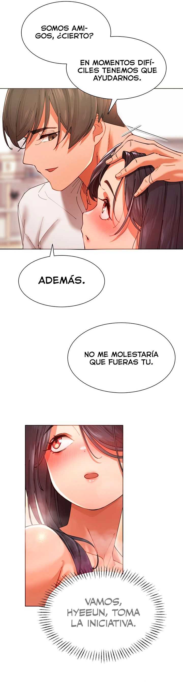 El protagonista se hace más fuerte cuando se come a una cazadora Capítulo 2 - Page 34