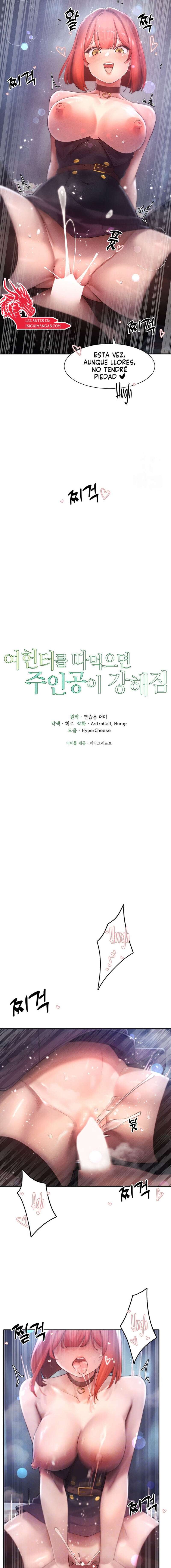 El protagonista se hace más fuerte cuando se come a una cazadora Capítulo 20 - Page 2