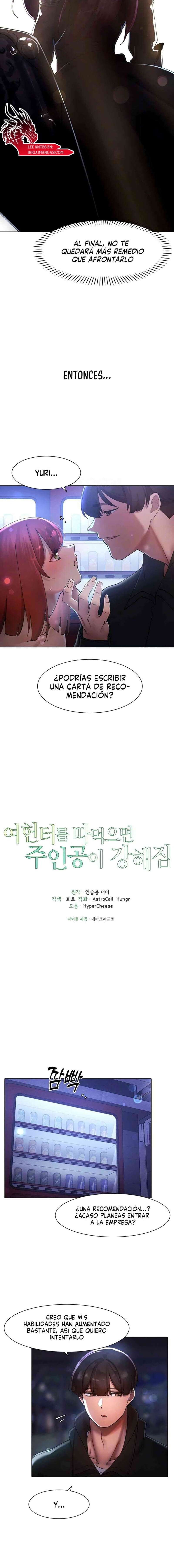 El protagonista se hace más fuerte cuando se come a una cazadora Capítulo 21 - Page 2