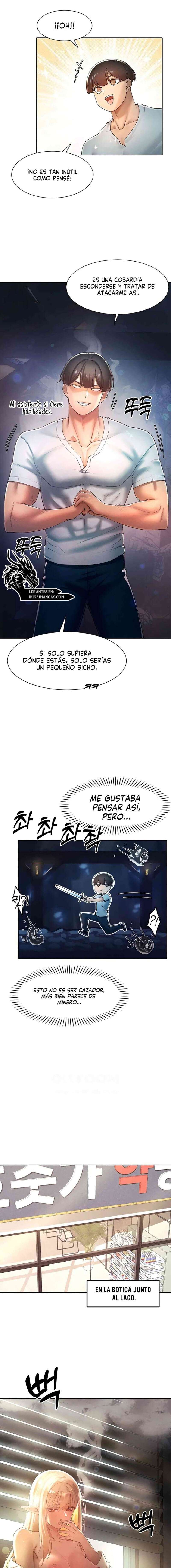 El protagonista se hace más fuerte cuando se come a una cazadora Capítulo 21 - Page 9