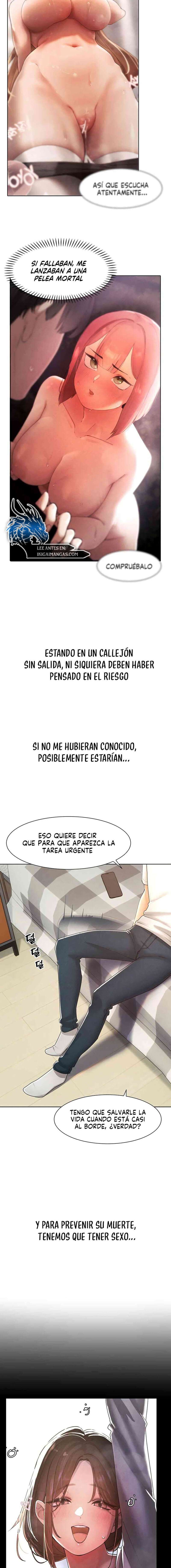 El protagonista se hace más fuerte cuando se come a una cazadora Capítulo 22 - Page 13