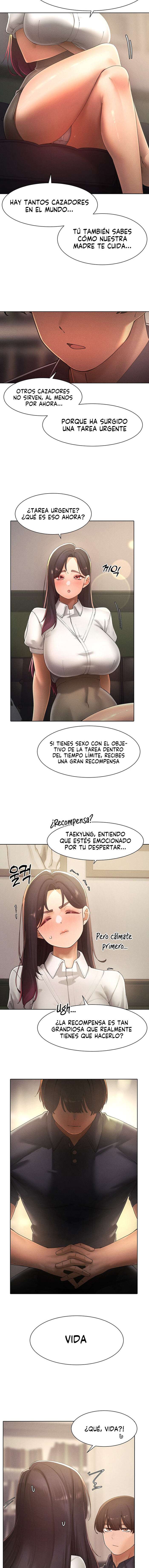 El protagonista se hace más fuerte cuando se come a una cazadora Capítulo 24 - Page 9