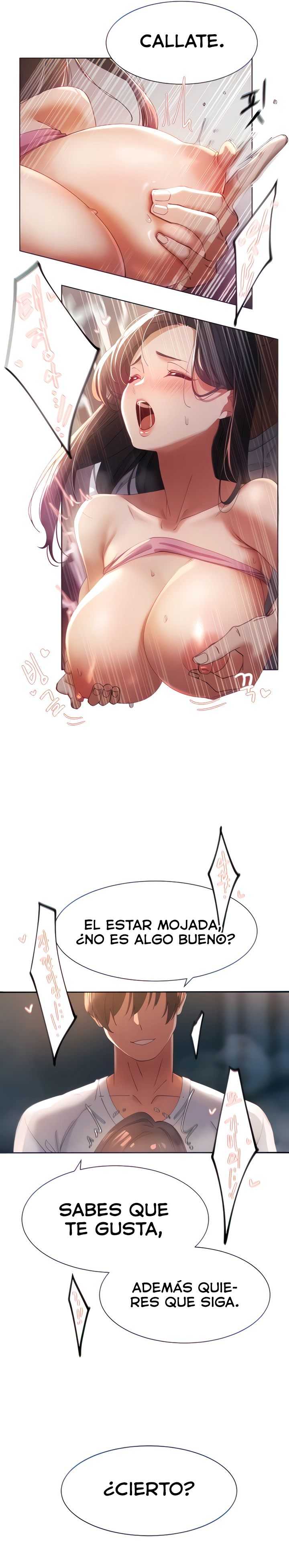 El protagonista se hace más fuerte cuando se come a una cazadora Capítulo 3 - Page 6