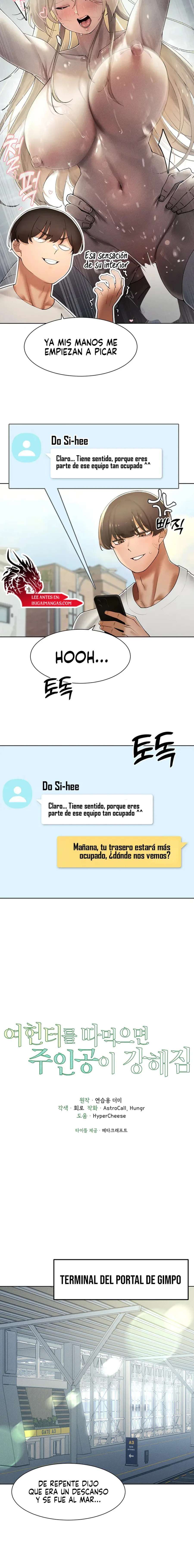El protagonista se hace más fuerte cuando se come a una cazadora Capítulo 31 - Page 2