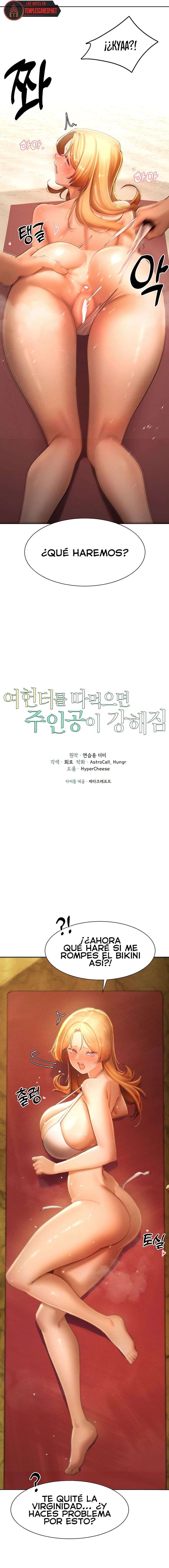 El protagonista se hace más fuerte cuando se come a una cazadora Capítulo 32 - Page 2