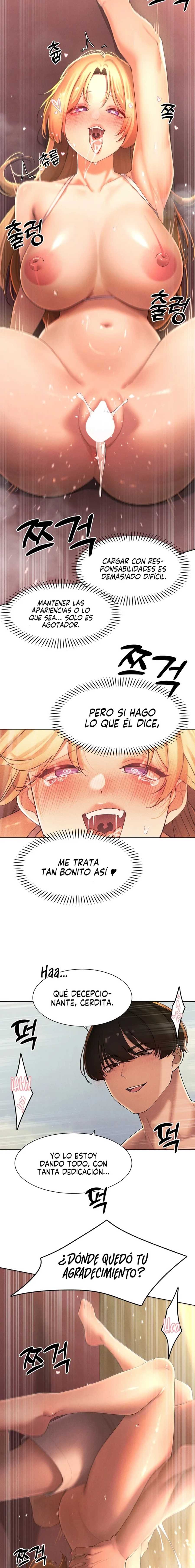 El protagonista se hace más fuerte cuando se come a una cazadora Capítulo 33 - Page 7