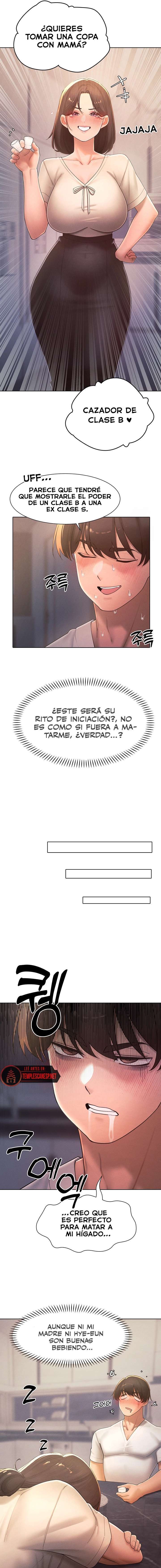 El protagonista se hace más fuerte cuando se come a una cazadora Capítulo 35 - Page 8
