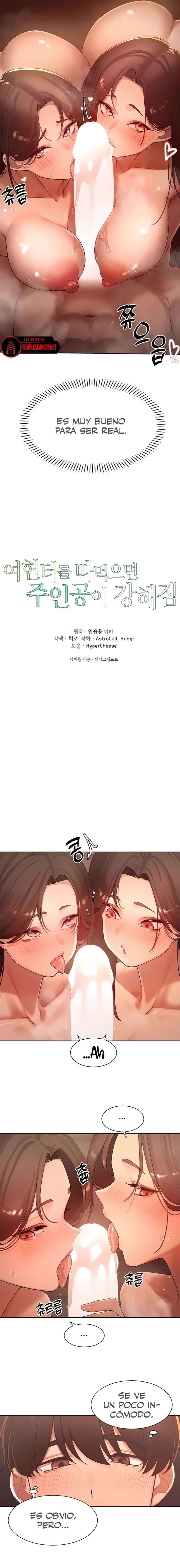 El protagonista se hace más fuerte cuando se come a una cazadora Capítulo 38 - Page 2