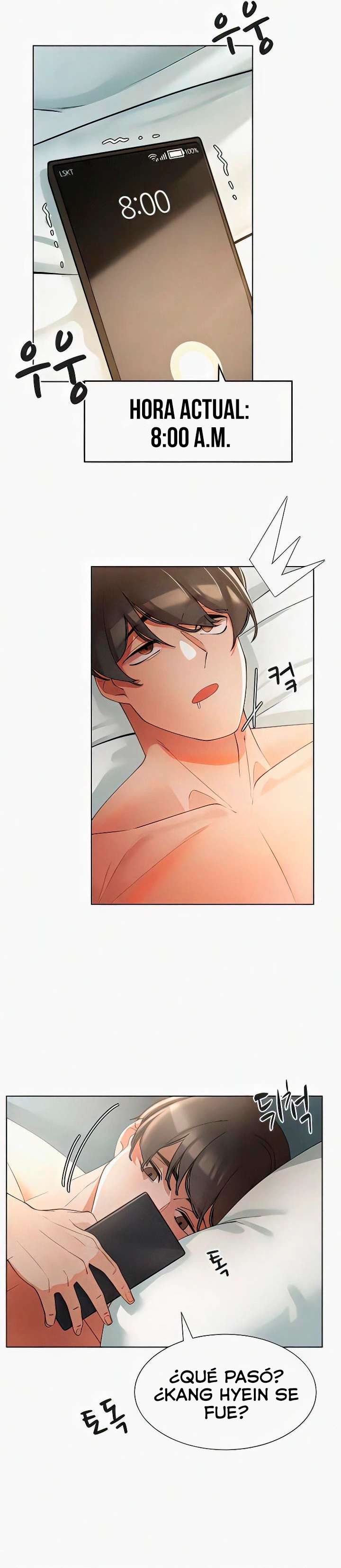 El protagonista se hace más fuerte cuando se come a una cazadora Capítulo 4 - Page 30