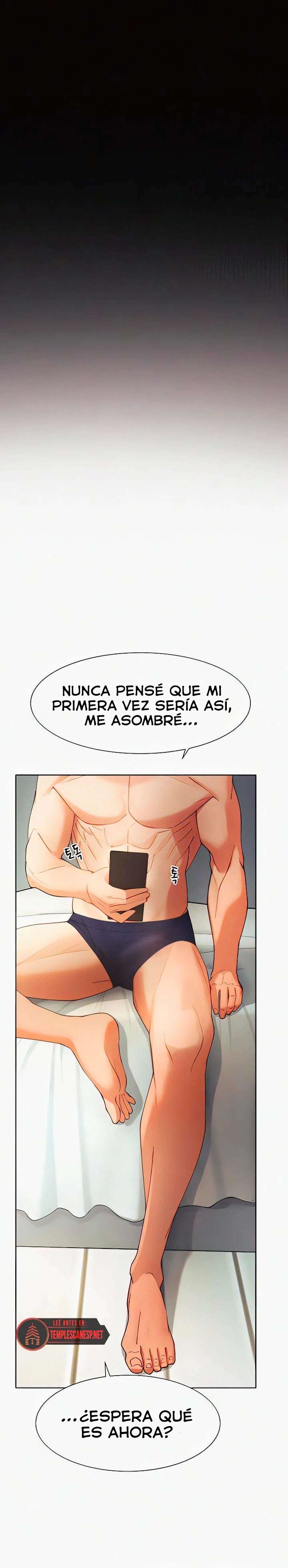 El protagonista se hace más fuerte cuando se come a una cazadora Capítulo 4 - Page 34