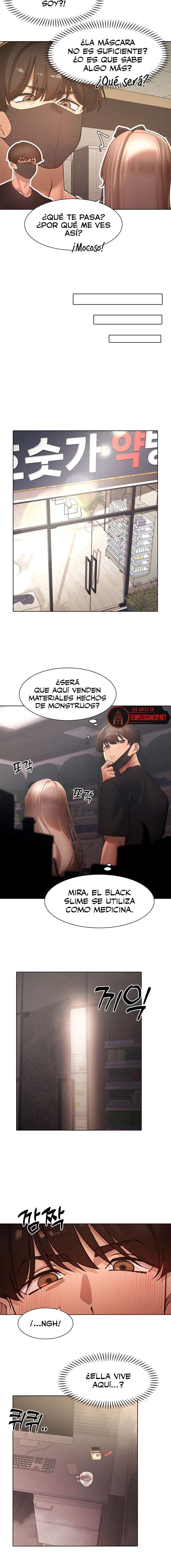 El protagonista se hace más fuerte cuando se come a una cazadora Capítulo 40 - Page 7