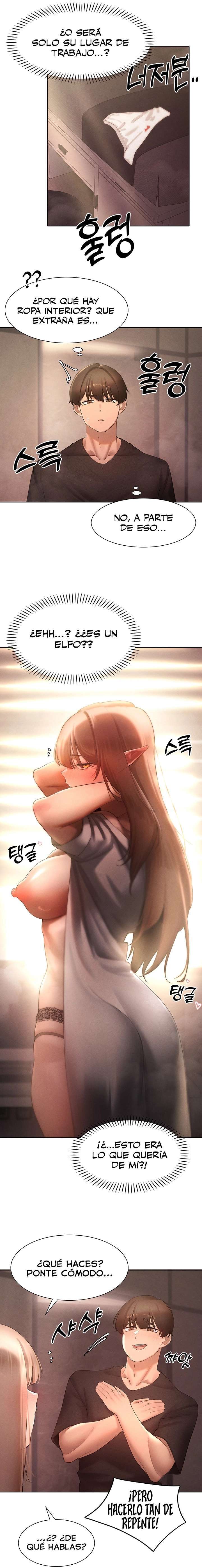 El protagonista se hace más fuerte cuando se come a una cazadora Capítulo 40 - Page 8