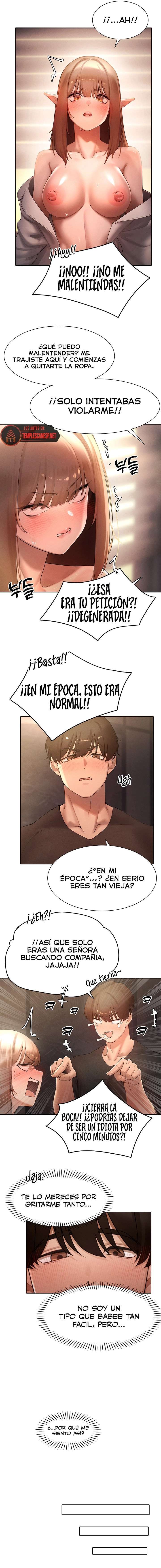 El protagonista se hace más fuerte cuando se come a una cazadora Capítulo 40 - Page 9