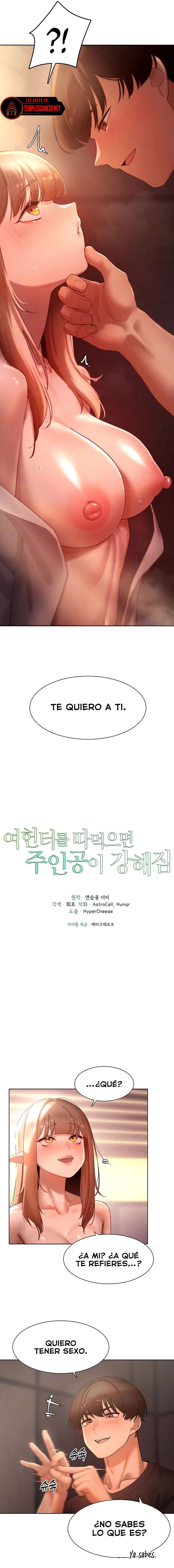 El protagonista se hace más fuerte cuando se come a una cazadora Capítulo 41 - Page 2