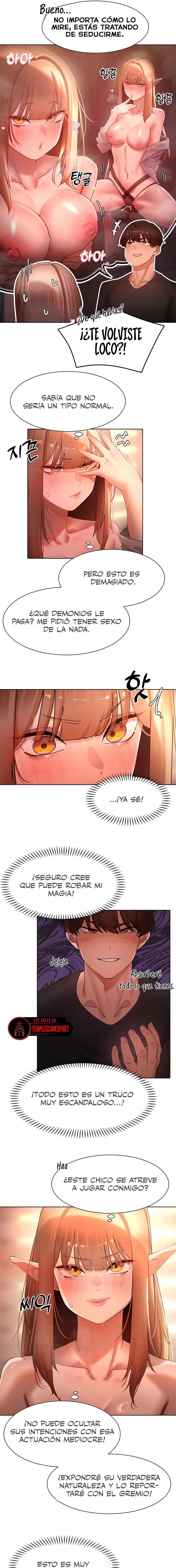 El protagonista se hace más fuerte cuando se come a una cazadora Capítulo 41 - Page 4