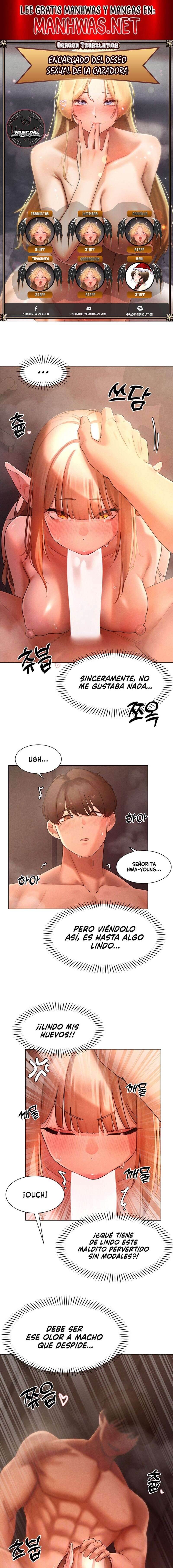 El protagonista se hace más fuerte cuando se come a una cazadora Capítulo 42 - Page 1