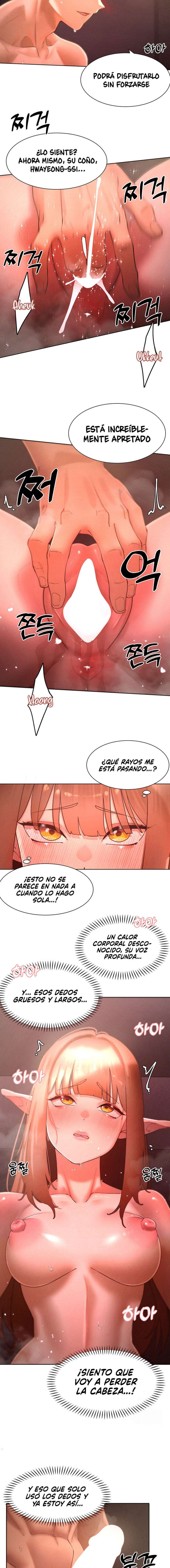 El protagonista se hace más fuerte cuando se come a una cazadora Capítulo 42 - Page 10