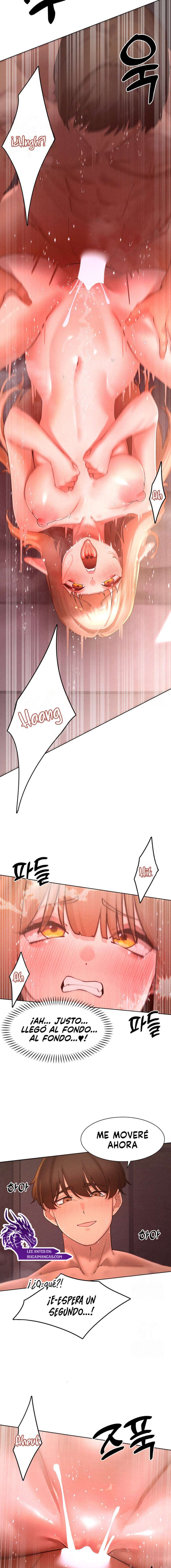 El protagonista se hace más fuerte cuando se come a una cazadora Capítulo 42 - Page 12