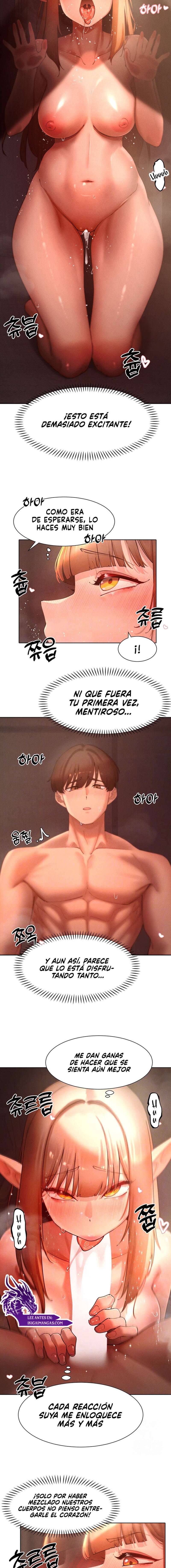 El protagonista se hace más fuerte cuando se come a una cazadora Capítulo 42 - Page 3