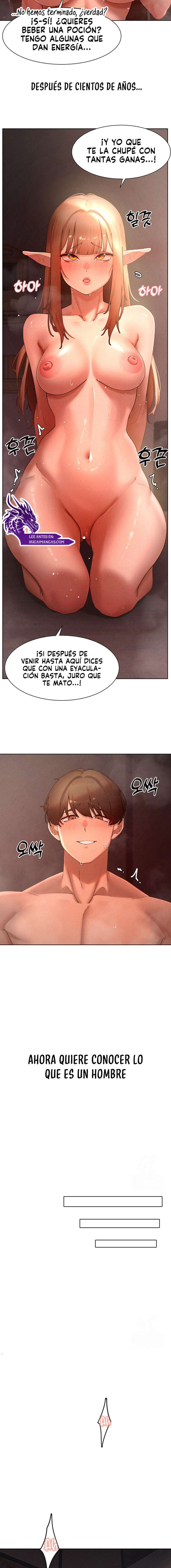 El protagonista se hace más fuerte cuando se come a una cazadora Capítulo 42 - Page 8