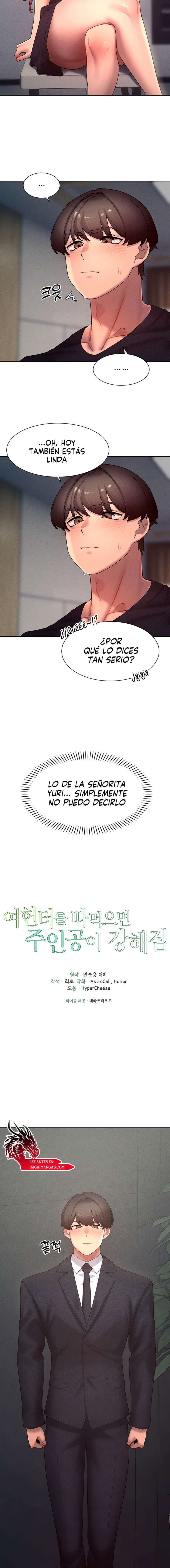 El protagonista se hace más fuerte cuando se come a una cazadora Capítulo 47 - Page 2