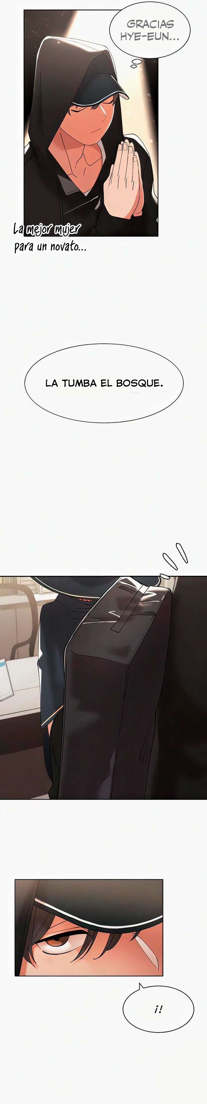 El protagonista se hace más fuerte cuando se come a una cazadora Capítulo 5 - Page 14