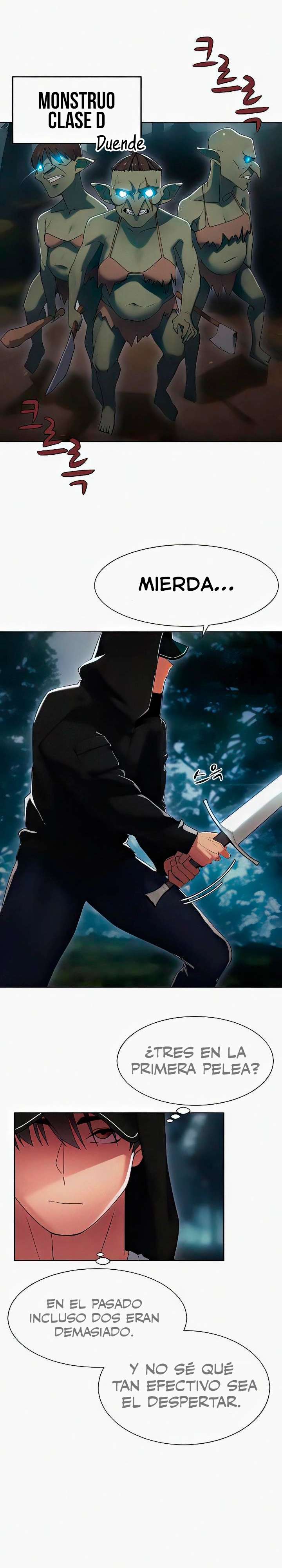 El protagonista se hace más fuerte cuando se come a una cazadora Capítulo 5 - Page 21