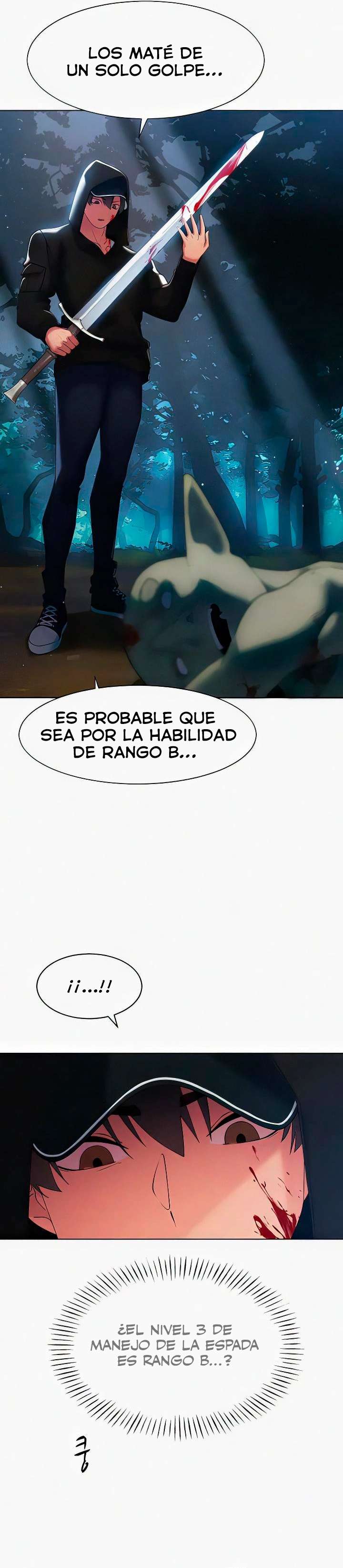 El protagonista se hace más fuerte cuando se come a una cazadora Capítulo 5 - Page 26