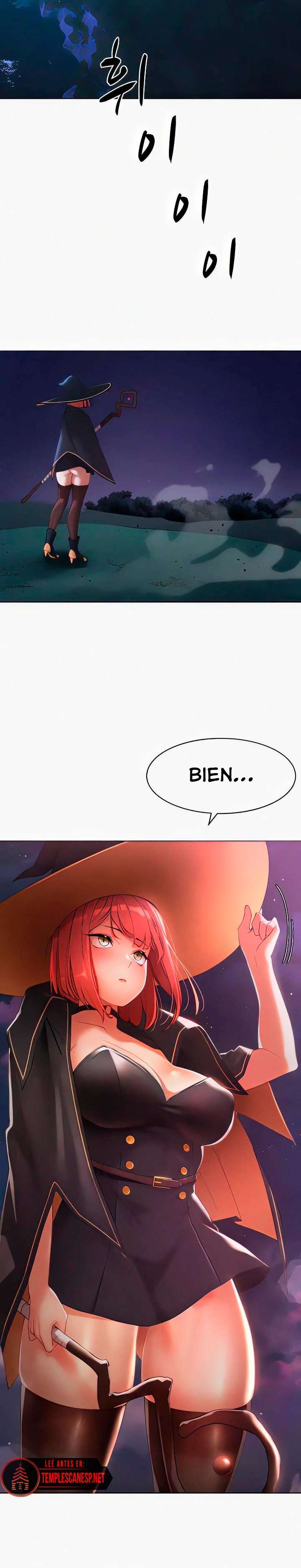 El protagonista se hace más fuerte cuando se come a una cazadora Capítulo 5 - Page 36