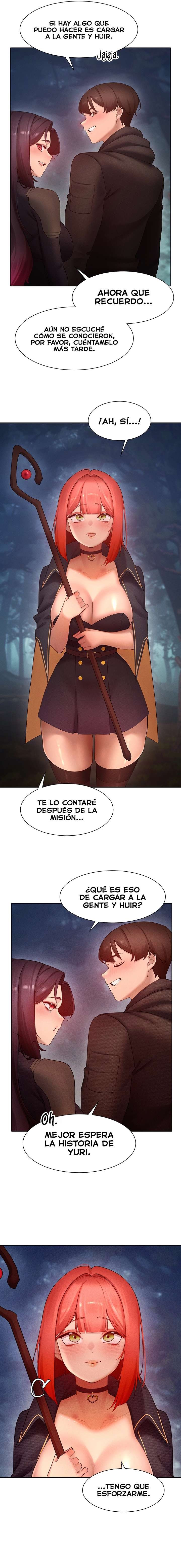 El protagonista se hace más fuerte cuando se come a una cazadora Capítulo 51 - Page 10