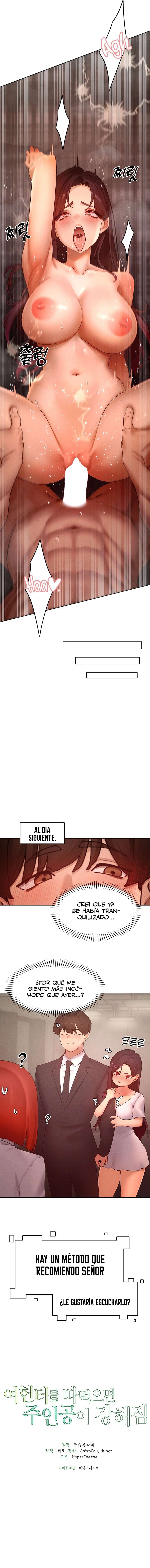 El protagonista se hace más fuerte cuando se come a una cazadora Capítulo 51 - Page 2