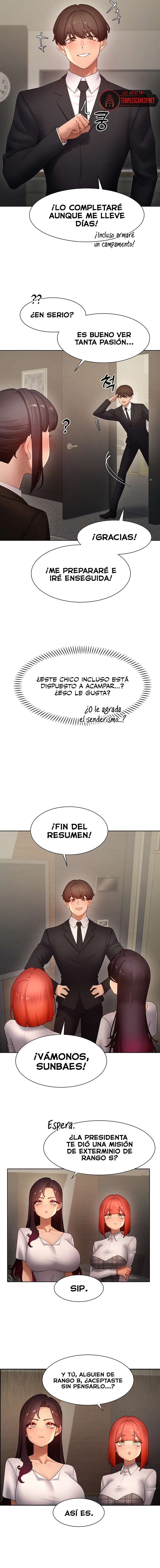 El protagonista se hace más fuerte cuando se come a una cazadora Capítulo 51 - Page 5